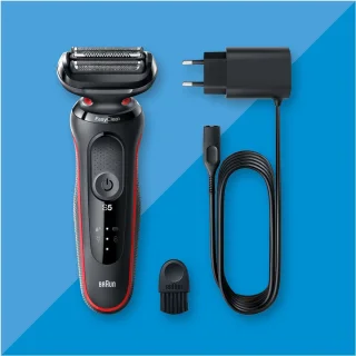 Braun Series 5 51-R1000s Elektrisch Scheerapparaat Rood