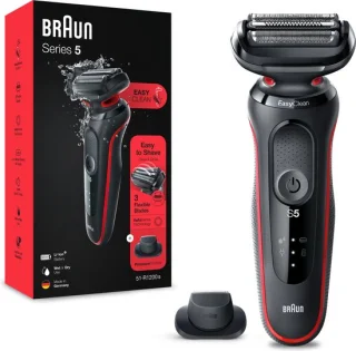 Braun Series 5 51-R1200s Elektrisch Scheerapparaat Rood