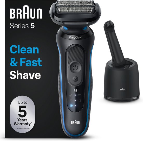Braun Series 5 52-B7000cc — betrouwbaar, snel en comfortabel scheren