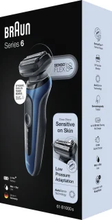 Braun Series 6 61-B1000s Elektrisch Scheerapparaat Blauw