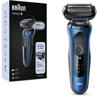 Braun Series 6 61-B1000s Elektrisch Scheerapparaat Blauw