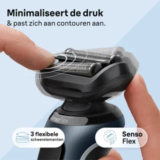 Braun Series 6 61-N7000cc Elektrisch Scheerapparaat Grijs
