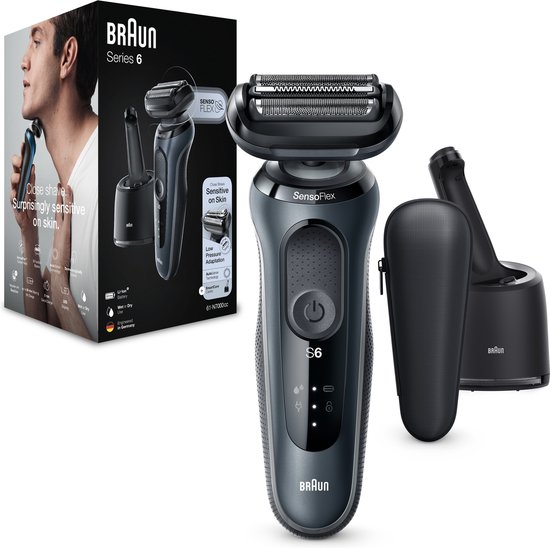 Braun Series 6 61-N7000cc Elektrisch Scheerapparaat Grijs