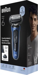 Braun Series 6 62-B1200S Elektrisch Scheerapparaat Blauw