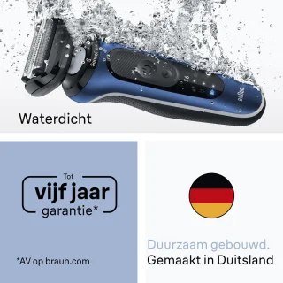 Braun Series 6 62-B1200S Elektrisch Scheerapparaat Blauw