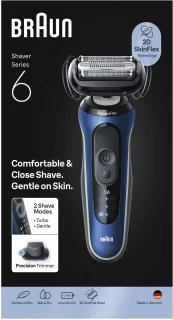 Braun Series 6 62-B1200S Elektrisch Scheerapparaat Blauw