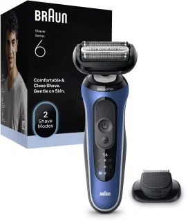 Braun Series 6 62-B1200S Elektrisch Scheerapparaat Blauw
