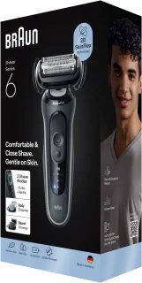 Braun Series 6 62-G1650s Elektrisch scheerapparaat Zwart