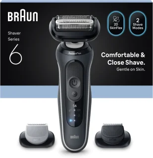 Braun Series 6 62-G1650s Elektrisch scheerapparaat Zwart