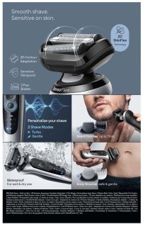 Wat vinden we goed aan de Braun Series 6 62-S7650cc Scheerapparaat