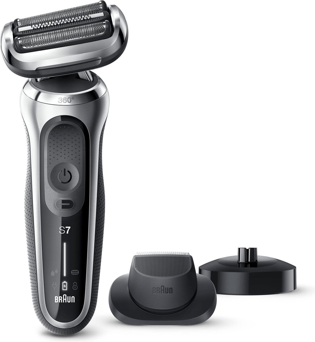 De Braun Series 7 70-S4200cs Elektrisch Scheerapparaat Zilver in één oogopslag