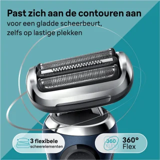 Braun Series 7 71-B1200s Elektrisch Scheerapparaat Blauw