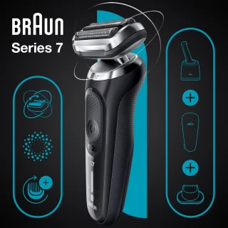 Braun Series 7 71-N7200cc Elektrisch Scheerapparaat Zwart