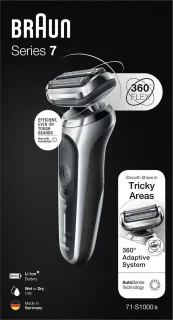 Braun Series 7 71-S1000s Scheerapparaat Zilver