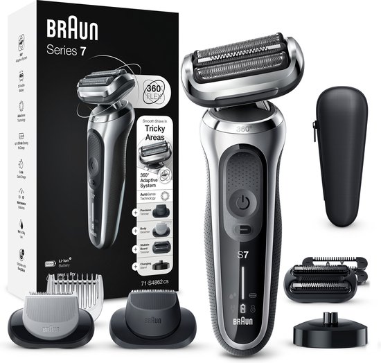 Braun Series 7 71-S4862cs Elektrisch Scheerapparaat Zilver review