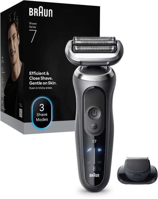 Braun Series 7 72-G1200S Elektrisch Scheerapparaat Grijs review
