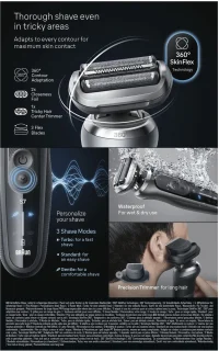 Braun Series 7 72-G7200CC Elektrisch Scheerapparaat Grijs