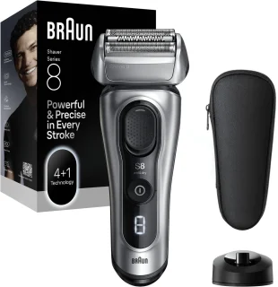 Braun Series 8 8617S Elektrisch Scheerapparaat Zilver