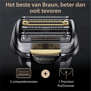 Braun Series 9 Pro+ 9510s Elektrisch Scheerapparaat Zwart