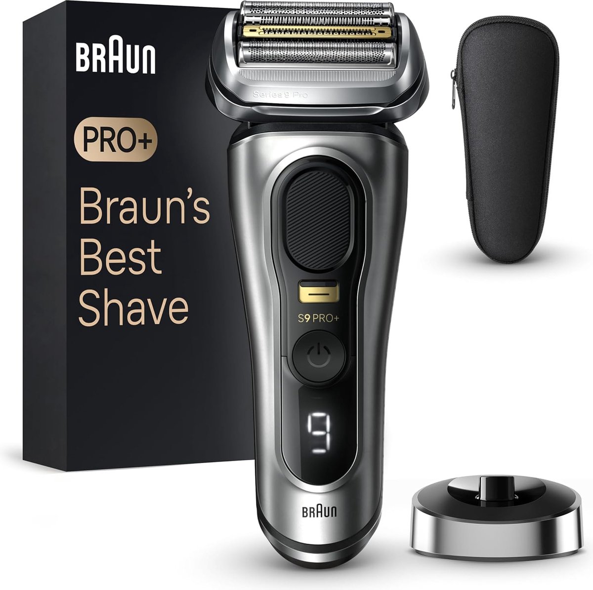 De Braun Series 9 Pro+ 9517s Elektrisch Scheerapparaat Silver in één oogopslag