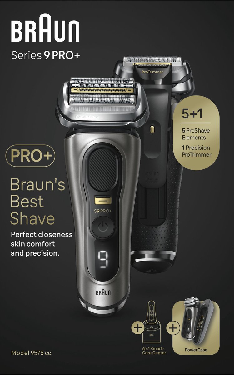 Braun Series 9 Pro+ 9575cc Scheerapparaat Grafiet
