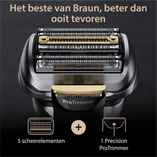 Braun Series 9 Pro+ 9577cc Scheerapparaat Zilver