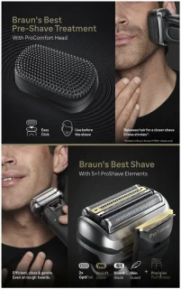 Braun Series 9 Pro+ 9590cc Scheerapparaat Zwart
