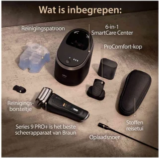 Braun Series 9 Pro+ 9590cc Scheerapparaat Zwart