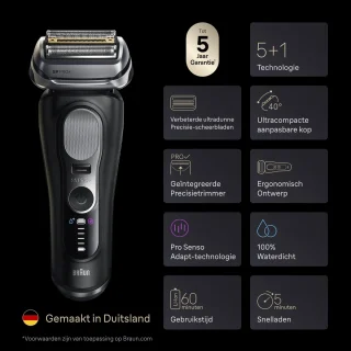 Braun Series 9 PRO+ 9600S Elektrisch Scheerapparaat Zwart