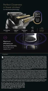 Braun Series 9 PRO+ 9600S Elektrisch Scheerapparaat Zwart