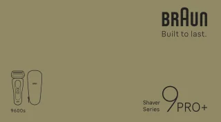 Braun Series 9 PRO+ 9600S Elektrisch Scheerapparaat Zwart