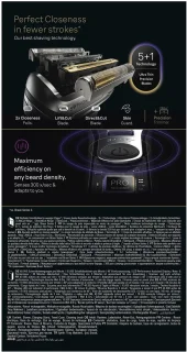 Braun Series 9 PRO+ 9610S Elektrisch Scheerapparaat Zwart