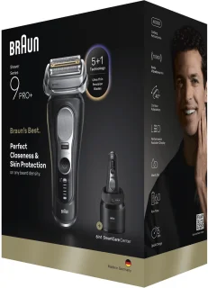 Braun Series 9 PRO+ 9660CC Elektrisch Scheerapparaat Zwart