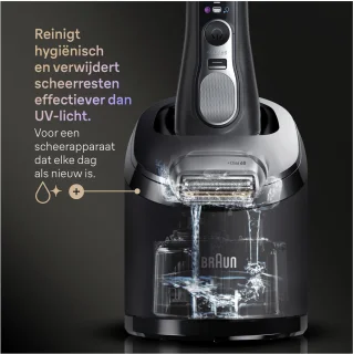 Braun Series 9 PRO+ 9660CC Elektrisch Scheerapparaat Zwart