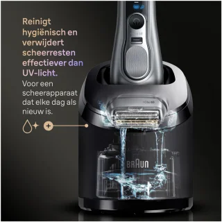 Braun Series 9 PRO+ 9667CC Elektrisch Scheerapparaat Zilver
