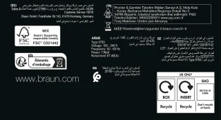 Braun Series 9 PRO+ Elektrisch Scheerapparaat 9615S Grafiet