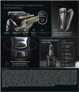 Braun Series 9 PRO+ Elektrisch Scheerapparaat 9675CC Grafiet