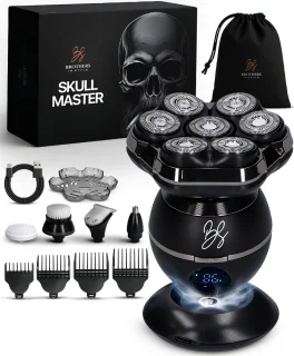 Brothers in Style Skull Master 8-in-1 Zwart Scheerapparaat