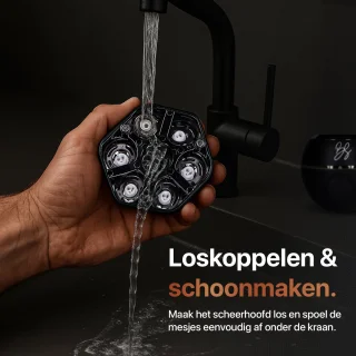 Brothers in Style Skull Master 8-in-1 Zwart Scheerapparaat