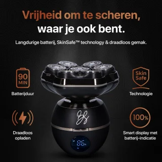 Brothers in Style Skull Master 8-in-1 Zwart Scheerapparaat