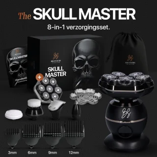 Brothers in Style Skull Master Pro 8-in-1 Scheerapparaat Zwart