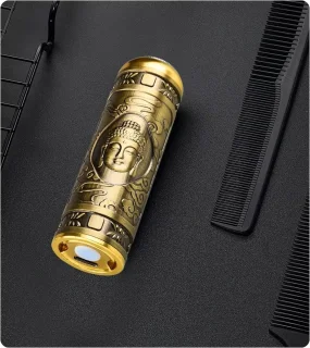 BUDHA Vintage Mini Oplaadbare Shaver voor Gezicht en Lichaam