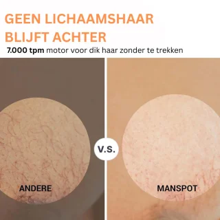 CLGP® Bodygroomer Heren - Scheerapparaat & Baardtrimmer Zwart