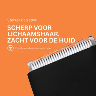 CLGP® Bodygroomer Heren - Scheerapparaat & Baardtrimmer Zwart
