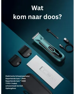 CRLYN Bodygroomer Heren Groen