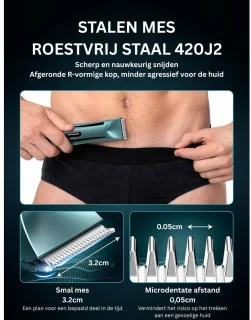 CRLYN Bodygroomer Heren Groen