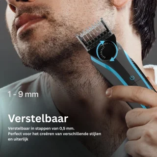 CRLYN Bodygroomer heren zwart/blauw