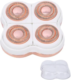 Dailygoods - Dailygoody - Hoofdhaarverwijderaar - Vervangende Kop - 360-graden zwevend mes - Rose Goud - Elektrisch scheerapparaat - Geschikt voor nat en droog geb.