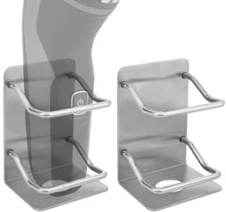 Dailygoody - Roestvrijstalen Scheerapparaat Organizer - 2 stuks
