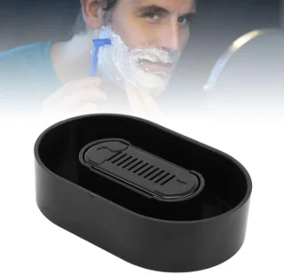 Dailygoody - Scheermesreiniger (Draagbaar) - Zwart